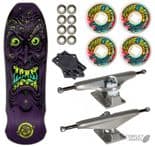 SANTA CRUZ Rob Roskopp "Face" Complete Skateboard 9.75" Slimeballs 1980s Old Skool
