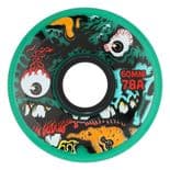 SANTA CRUZ "Roskopp Face 2 - OG Slime" Skateboard Wheels 60mm 78a GREEN Soft Slime Balls