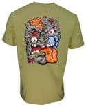 SANTA CRUZ "Roskopp - Face II" Skateboard T-Shirt  SAGE GREEN M or L only