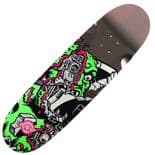 SANTA CRUZ "Roskopp - Macro VX" Skateboard Deck 9" x 32" EGG Shape SILVER