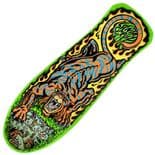 SANTA CRUZ "Salba Tiger" Skateboard Deck 10.3" NEON GREEN Spring 2025