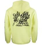 SANTA CRUZ "Salba Voodoo" Hooded Sweatshirt LIMELIGHT YELLOW  M L XL Hood Hoodie Pullover
