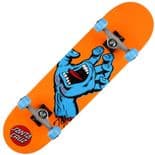 SANTA CRUZ "Screaming Hand - Mid" Complete Skateboard 7.8" x 31" ORANGE Park Street