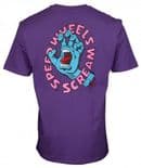 SANTA CRUZ "Screaming Hand Scream" Skateboard T-Shirt PURPLE S M L XL