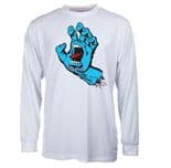 SANTA CRUZ "Screaming Hand" Skateboard Long Sleeve T-Shirt WHITE S M L XL XXL