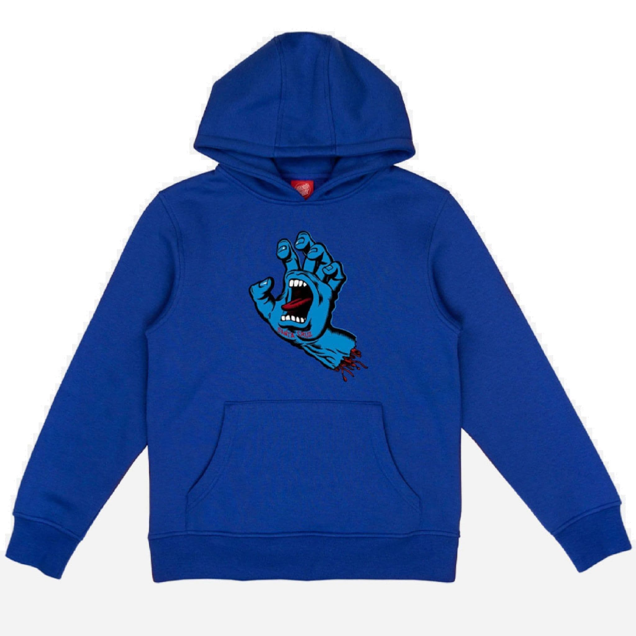 スケートボード SANTA CRUZ 00's Screaming Hand Hoodie Santa Cruz Skateboards Hoody Screaming Hand Pullover Grey