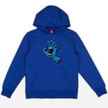 SANTA CRUZ "Screaming Hand" Youth Skateboard  Hood COBALT  M L XL Kids Hoodie Sweatshirt