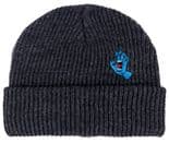 SANTA CRUZ "Screaming Mini Hand"  Skateboard Snowboard Wooliy Hat Beanie DK HEATHER