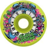 SANTA CRUZ "Slime Ball - Grabke Vomits" Skateboard Wheels 60mm 95a YELLOW 1980s Slimeballs