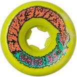 SANTA CRUZ "Slime Ball - Snake Vomits" Skateboard Wheels 60mm 97a GREEN SWIRL 1980s Slimeballs