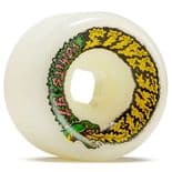 SANTA CRUZ "Slime Ball - Snake Vomits" Skateboard Wheels 60mm 97a WHITE 1980s Slimeballs