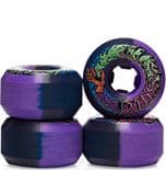 SANTA CRUZ "Slime Balls - Greetings Speed Balls" Skateboard Wheels 53mm 99a PURPLE BLACK