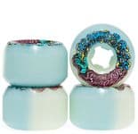 SANTA CRUZ "Slime Balls - Hairballs" Skateboard Wheels 53mm 95a  BLACK BLUE  Slimeballs
