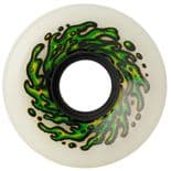 SANTA CRUZ "Slime Balls -  Mini OG Slime" Skateboard Wheels 54.5mm 90a WHITE Hybrid
