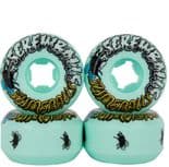SANTA CRUZ "Slime Balls - Screw Balls Speed Balls" Skateboard Wheels 53mm 99a GREEN