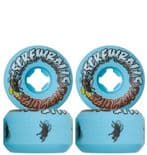 SANTA CRUZ "Slime Balls - Screw Balls Speed Balls" Skateboard Wheels 56mm 99a SKY BLUE