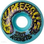 SANTA CRUZ "Slime Balls - Snot Rockets" Skateboard Wheels 53mm 95a SKY BLUE Slimeballs