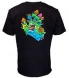 SANTA CRUZ "Toxic Hand" Skateboard T-Shirt BLACK S M L XL XXL
