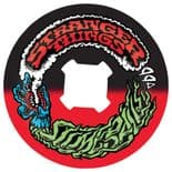 SANTA CRUZ x STRANGER THINGS "Slime Balls Vomits" Skateboard Wheels 54mm 99a BLACK RED