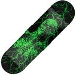 SANTA CRUZ x STRANGER THINGS "Vecna" Skateboard Deck 8.5" GREEN GLOW in the DARK