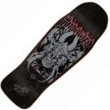 SANTA CRUZ x THRASHER "Winkowski Primeval" Skateboard Deck  10.3" BLACK