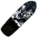 SANTA MONICA AIRLINES "Natas Stencil" Skateboard deck 9.5" x 31.25" SMA  BLACK