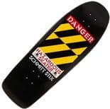 SCHMITT STIX "Danger" Skateboard Deck 30.5" x 10.125"  BLACK  Old Skool 1980s