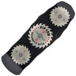 SCHMITT STIX "Ripsaw" Skateboard Deck New Concave 9.75" x 30.75" BLACK   1980s