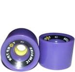SEISMIC "Hot Spot" Black Ops Longboard Skateboard Wheels 76mm 83a PURPLE Race Freeride SALE