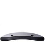 SEISMIC "Skid Plate" Skateboard Round Profile 150mm Freestyle Tail Saver BLACK