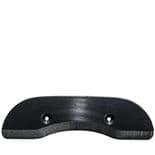 SEISMIC "Skid Plate" Skateboard Square Tail Profile 146mm Freestyle Tail Saver BLACK