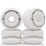 SHARK WHEEL "Twisted" Skateboard Wheels  54mm 99a WHITE Twisted Formula