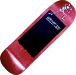 SIMS "Scratch off" Eric Nash Skateboard Deck 9.5"1990 Original NOS RED