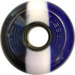 SIMS "Street Snake" 3-Tone Roller Skate wheels 78a BLUE  WHITE & BLACK x8  Fit Supreme  Outdoor