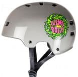 SLIME BALLS  /  BULLET "Slime Logo" Skateboard Helmet  GREY Roller Derby S/M L/XL Jim Phillips