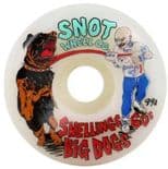 SNOT by Heroin "Snelling - Big Dogs" Skateboard Wheels 60mm 100a WHITE Ramp Park Pool