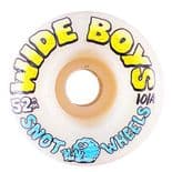 SNOT by Heroin "Wide Boys" Skateboard Wheels 52mm 101a WHITE GITD Ramp Park Pool
