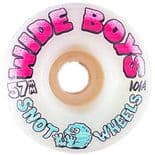 SNOT by Heroin "Wide Boys" Skateboard Wheels 57mm 101a WHITE GITD Ramp Park Pool
