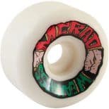 SPEEDLAB "McRad - Weakness" Skateboard Wheels 60mm 101a WHITE Vert Pool Old Skool
