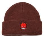 SPITFIRE " Big Head Fill" Skateboard Snowboard Wooly Hat Beanie DARK RED
