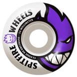 SPITFIRE "Bighead" Skateboard Wheels 54mm 99a WHITE / PURPLE Pool Ramp Park Street