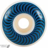 SPITFIRE "Classic" Skateboard Wheels 56mm 99a WHITE / BLUE Pool Ramp Park Street