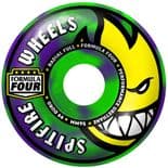 SPITFIRE "Team Colours" Radial Full - F4 Skateboard Wheels 99a 56mm GREEN PURPLE Formula Four