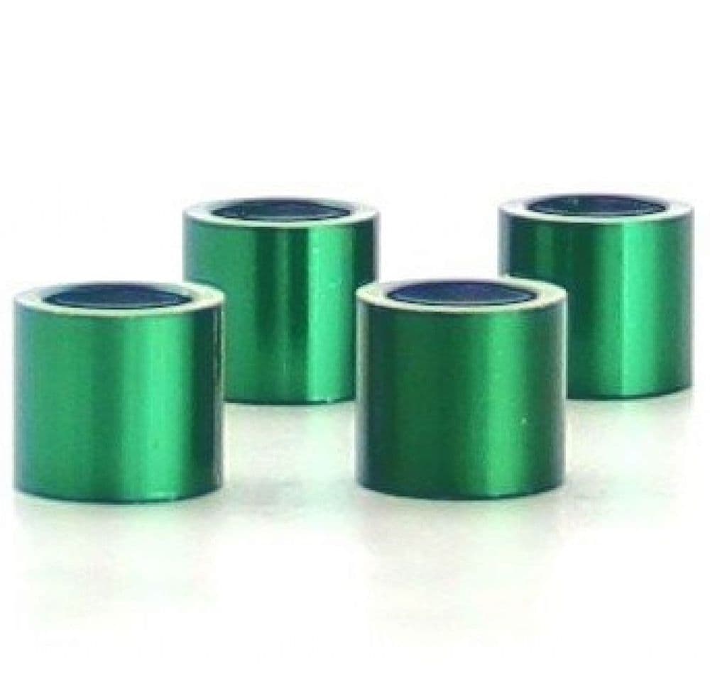 STEEZ "Alu Precision"10mm Bearing Spacers Skateboard Longboard Set of 4