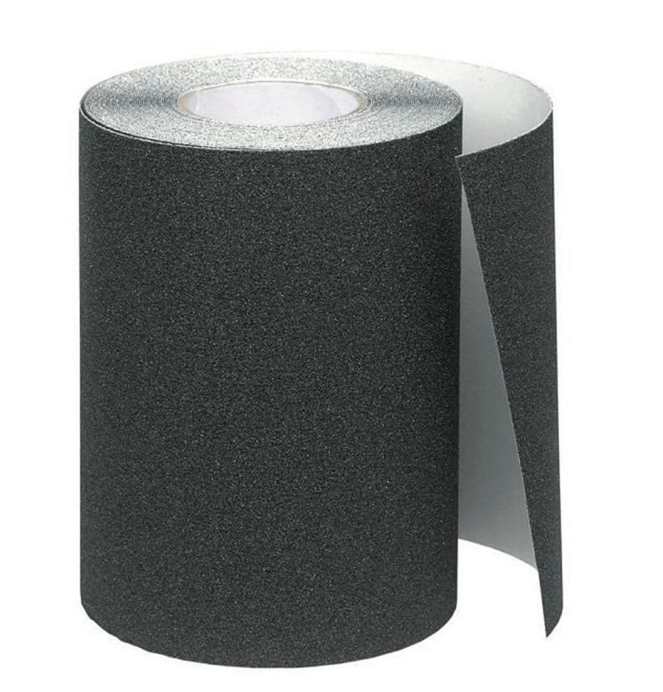 STEEZ "Regular" Skateboard Griptape 10" Wide BLACK Longboard Old Skool Grip Tape