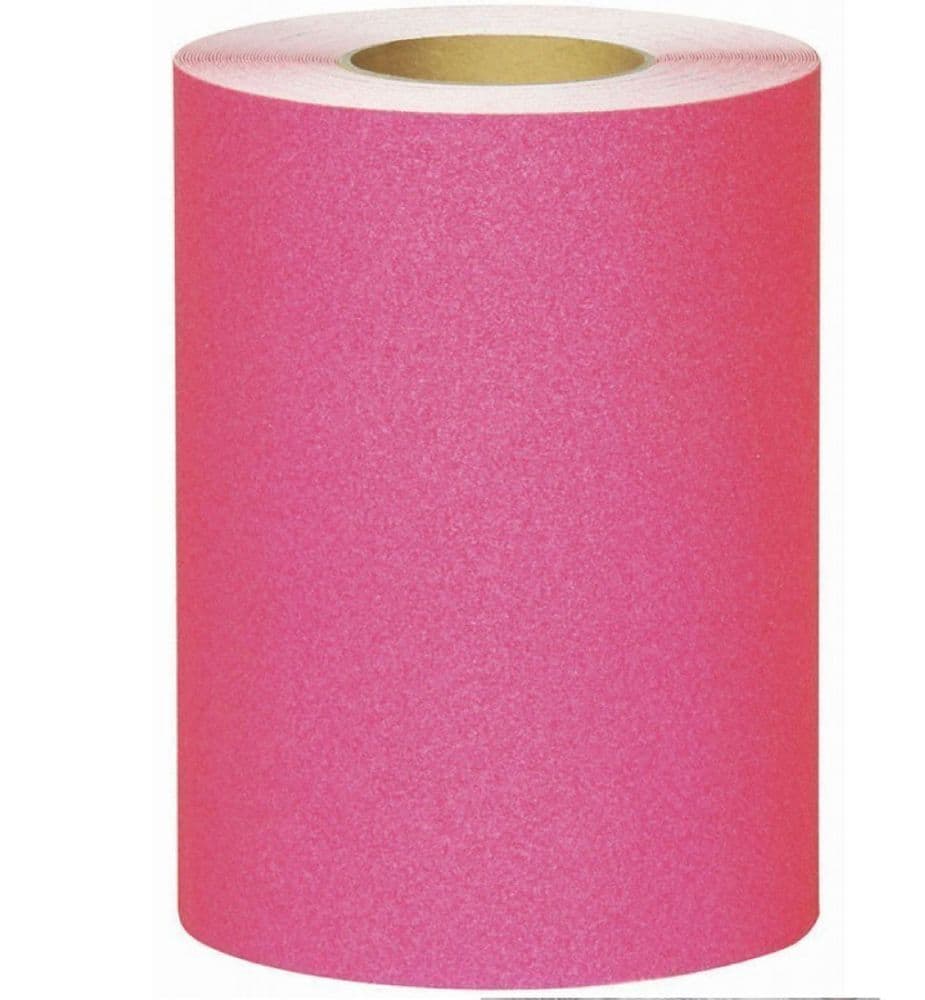 STEEZ "Regular" Skateboard Griptape 11" Wide PINK Longboard Old Skool Grip Tape