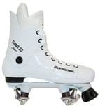 SUPREME "Turbo 33" Quad Roller Skates Boot & Plates 7 to 11 UK WHITE