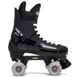 SUPREME "Turbo 33" Quad Roller Skates Complete BLACK / CLEAR Rollerskates