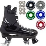 SUPREME "Turbo 33" Quad Roller Skates Complete BLACK  Rollerskates
