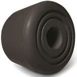 SURE-GRIP "Bullseye" Toe Stop BLACK for Quad Roller Skates Boots x1 (single) Rollerskate Stopper